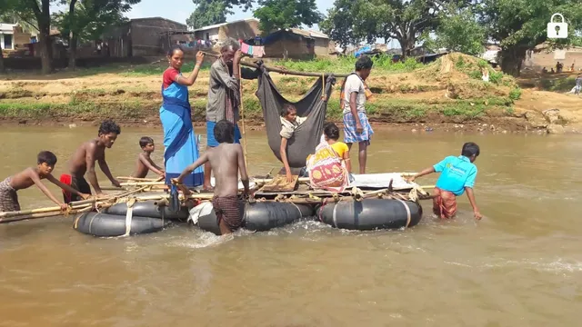 ଭେଳାରେ ପାର ହେଲେ ରୋଗୀ