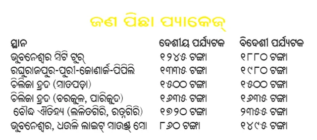 ବୁକିଂ ହେଉନି ଓଟିଡିସିର ହକି ଟୁର୍‌ ପ୍ୟାକେଜ୍‌