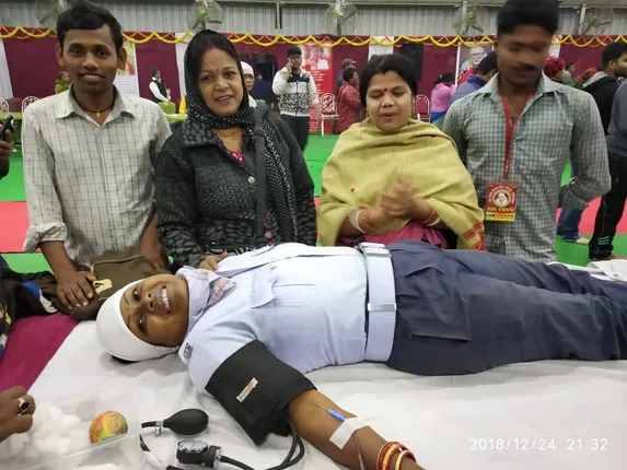 ଶିରିଡ଼ି ସାଇବାବାଙ୍କ ପାରାୟଣର ପଞ୍ଚମ ଦିବସ ଉପଲକ୍ଷେ ମେଗା ରକ୍ତଦାନ ଶିବିର ଆୟୋଜିତ