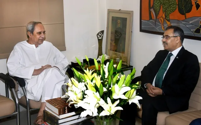 ମୁଖ୍ୟମନ୍ତ୍ରୀଙ୍କୁ ଭେଟିଲେ ପାକ୍‌ ହାଇ କମିସନର