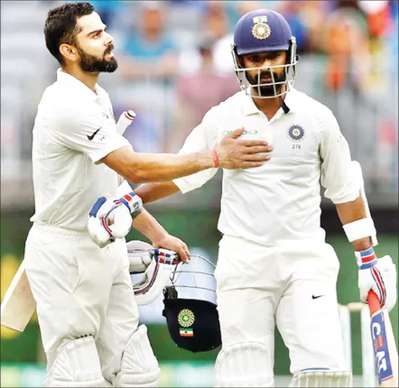 କୋହଲି-ରାହାଣେ ଗଢ଼ିଲେ