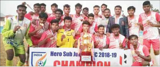 ଜାତୀୟ ଉପକନିଷ୍ଠ ଫୁଟ୍‌ବଲ୍‌, ଇତିହାସ ରଚିଲା ଓଡ଼ିଶା