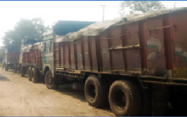 କୋଇଲା ଗାଡ଼ି ଜବତ, ୪ ଗିରଫ