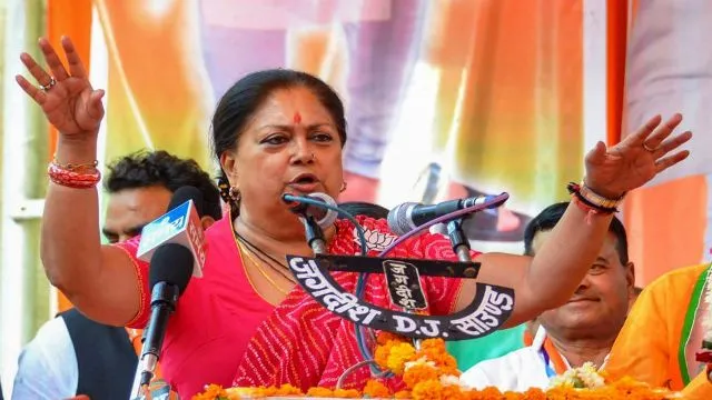 ଶରଦ ଯାଦବଙ୍କ ଟିପ୍ପଣୀକୁ ସମାଲୋଚନା କଲେ ବସୁନ୍ଧରା ରାଜେ, କହିଲେଏହା ମହିଳାମାନଙ୍କ ପ୍ରତି ଅପମାନ