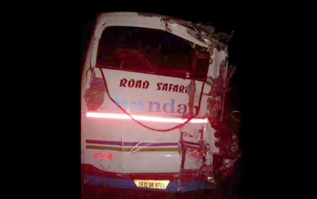 ମୋଦିଙ୍କ ସଭାରୁ ଫେରୁଥିବା ସମୟରେ ବସ୍‌ ଓଲଟି ୧୫ ଆହତ