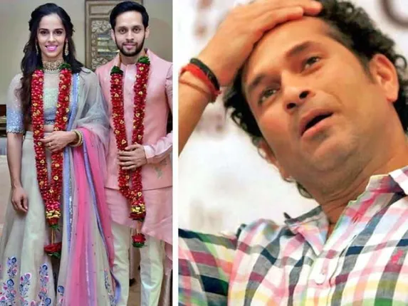 ସାଇନା ନେହେଓ୍ଵାଲଙ୍କୁ ବିବାହ ଶୁଭେଚ୍ଛା ଦେଇ ଫସିଗଲେ ସଚିନ, ତାଙ୍କ ସ୍ୱାମୀଙ୍କ ଫଟୋ ଜାଗାରେ ଦେଇ ଦେଲେ ଅନ୍ୟ ଜଣଙ୍କ ଫଟୋ