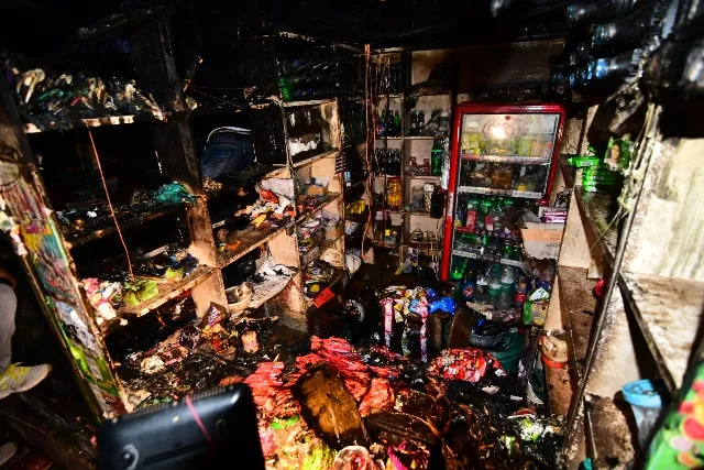 ଜଳିଗଲା ୯ ଦୋକାନ : ୧୦ ଲକ୍ଷ ଟଙ୍କାର ସମ୍ପତ୍ତି ପାଉଁଶ