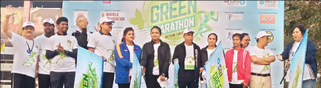 ଏସ୍‌ବିଆଇ ଗ୍ରିନ୍‌ ମାରାଥନ୍‌: ଅଜିତ, ରଞ୍ଜିତ, ଲକ୍ଷ୍ମୀ ଶ୍ରେଷ୍ଠ