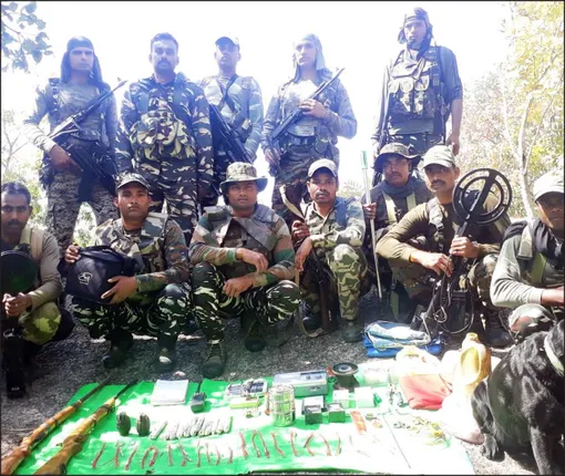 ସୀମାନ୍ତରେ ମାଓ କ୍ୟାମ୍ପ ଠାବ: ବିପୁଳ ମାଓ ସାମଗ୍ରୀ ଜବତ