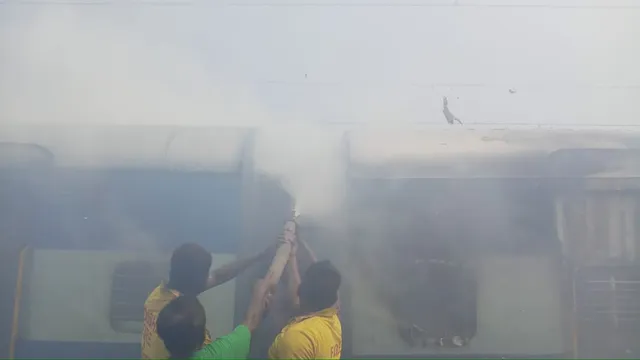 ପୁରୀ-ହାଟିଆ ତପସ୍ୱିନୀ ଏକ୍ସପ୍ରେସ୍‌ରେ ଅଗ୍ନିକାଣ୍ଡ, ଜଳିଗଲା ୩ଟି ବଗି