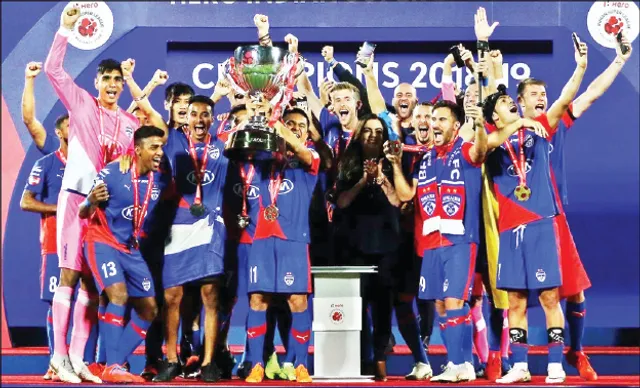 ବେଙ୍ଗାଲୁରୁ ଏଫ୍‌ସି ଜିତିଲା ଆଇଏସ୍‌ଏଲ୍