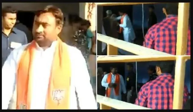 ମତଦାନ କେନ୍ଦ୍ରରେ ଭୋଟରଙ୍କ ପାଦ ଛୁଇଁ ନିଜ ସପକ୍ଷରେ ଭୋଟ ଭିକ୍ଷା କରିବା ମହଙ୍ଗା ପଡ଼ିଲା; ଭିଡିଓ ଭାଇରାଲ ହେବାପରେ ବିଜେପି ପ୍ରାର୍ଥୀଙ୍କୁ ଗୃହବନ୍ଦୀ କଲେ ନିର୍ବାଚନ କମିଶନ