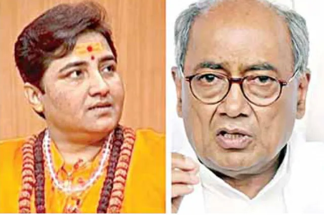 ରଣନୀତି ବଦଳାଇଲା ବିଜେପି, ଭୋପାଳରେ ଦିଗବିଜୟ ବନାମ ସାଧ୍ବୀ