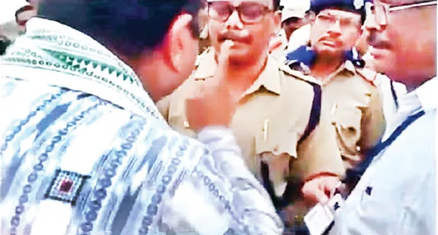 ଯାଞ୍ଚ ବେଳେ ପୁଲିସ ସହ ଧର୍ମେନ୍ଦ୍ରଙ୍କ ଯୁକ୍ତିତର୍କ