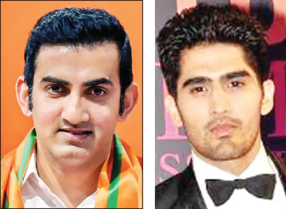 ଦିଲ୍ଲୀରୁ ଲଢ଼ିବେ ଗମ୍ଭୀର, ବିଜେନ୍ଦର