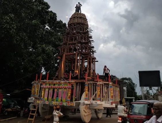 ରାତି ପାହିଲେ ଶ୍ରୀଶ୍ରୀଲିଙ୍ଗରାଜ ମହାପ୍ରଭୁଙ୍କର ରୁକୁଣା ରଥଯାତ୍ରା;  ଅପରାହ୍ଣ ୪ଟାରେ ରଥଟଣା