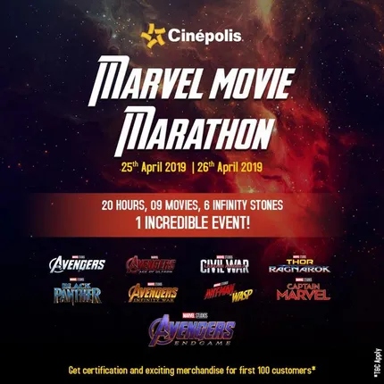 ସିନେପୋଲିସ୍‌ରେ ମୁଭି ମାରାଥନ୍