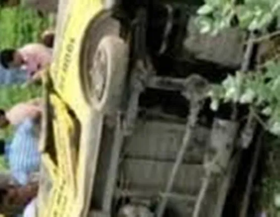 ଘାଟିରେ ଭ୍ୟାନ ଓଲଟି ଜଣେ ମୃତ, ୧୪ ଆହତ