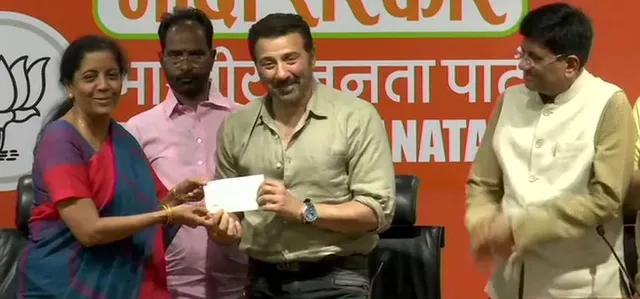 ଆନୁଷ୍ଠାନିକ ଭାବେ ବିଜେପିରେ ଯୋଗ ଦେଲେ ଅଭିନେତା ସନ୍ନି ଦେଓଲ୍‌