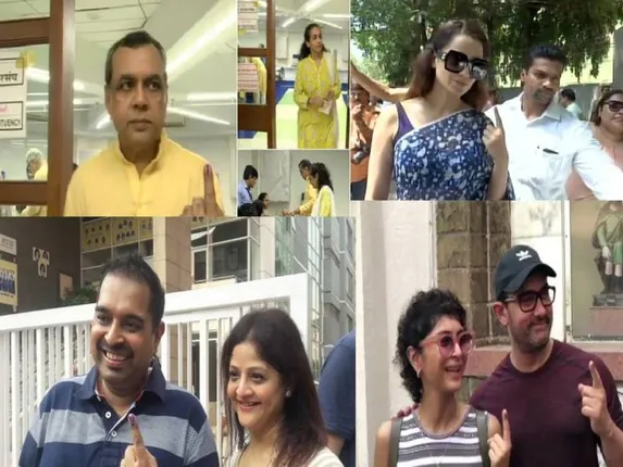 ଚତୁର୍ଥ ପର୍ଯ୍ୟାୟ ମତଦାନରେ ଧାଡ଼ିରେ ଠିଆ ହୋଇ ଭୋଟ୍‌ ଦେଲେ ବଲିଉଡ୍‌ର ଅନେକ କଳାକାର