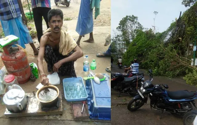 ବାତ୍ୟା ‘ଫନି’ ପରେ ମାଗଣାରେ ‘ଚା’ ବାଣ୍ଟୁଛନ୍ତି ଭୁବନେଶ୍ୱରର ଶିବ ପାତ୍ର