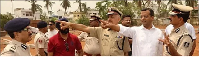 ନୂତନ ସରକାରର ଶପଥ ଗ୍ରହଣ ଉତ୍ସବ: ସୁରକ୍ଷା ବ୍ୟବସ୍ଥା ସମୀକ୍ଷା କଲେ ଡିଜି