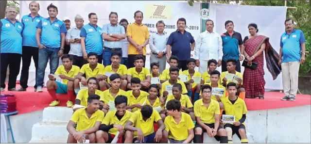 ଗ୍ରୀଷ୍ମକାଳୀନ ଫୁଟ୍‌ବଲ୍‌ ଶିବିର ଉଦ୍‌ଯା‌ପିତ