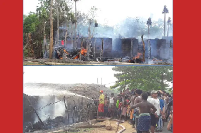 ତଲେଇପଥରରେ ଭୟାବହ ଅଗ୍ନିକାଣ୍ଡ:୨୯ ବଖରା ଛାରଖାର