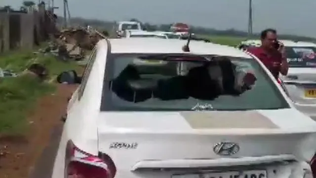 ପଶ୍ଚିମବଙ୍ଗର କେଶପୁର ଠାରେ ବିଜେପିର ଭାରତୀ ଘୋଷଙ୍କୁ ଆକ୍ରମଣ କଲେ ତୃଣମୂଳ କର୍ମୀ