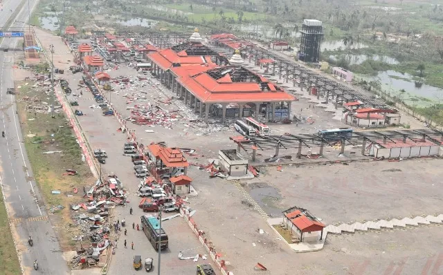 ବାତ୍ୟା ‘ଫନୀ’ରେ ଶ୍ରୀହୀନ ପୁରୀ ମାଳତୀପାଟପୁର ବସ୍‌ଷ୍ଟାଣ୍ଡ