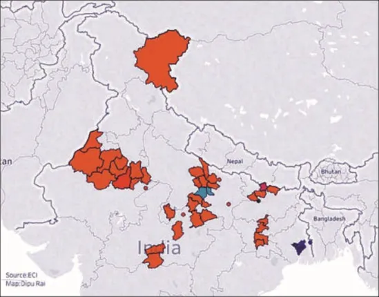 ପଂଚମ ପର୍ଯ୍ୟାୟ ପ୍ରଚାର ‌‌ଶେଷ, ୭ଟି ରାଜ୍ୟର ୫୧ ଆସନରେ ଭୋଟ୍‌ ଗ୍ରହଣ ହେବ