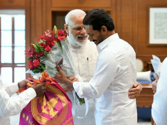 ମୋଦୀଙ୍କୁ ଭେଟିଲେ ଜଗନ: ବିଜେପି ୨୫୦ ଆସନରେ ସୀମିତ ରହିଥିଲେ ସ୍ବତନ୍ତ୍ର ପାହ୍ୟା ସର୍ତ୍ତରେ ସମର୍ଥନ ଦେଇଥାନ୍ତି