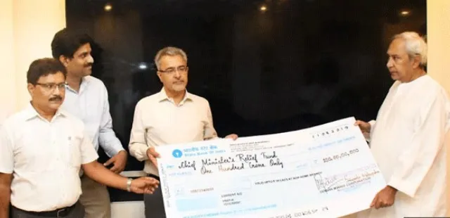 ମୁଖ୍ୟମନ୍ତ୍ରୀଙ୍କ ରିଲିଫ ପାଣ୍ଠିକୁ ୧୦୦ କୋଟି ଦେଲା ଓଏମ୍‌ସି