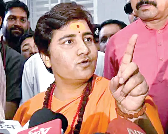 ସାଧ୍ବୀ ପ୍ରଜ୍ଞାଙ୍କୁ ୭୨ ଘଣ୍ଟାର ପ୍ରଚାର କଟକଣା