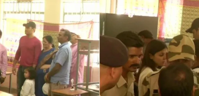 ପତ୍ନୀ ସାକ୍ଷୀଙ୍କ ସହ ଯାଇ ମତଦାନ କଲେ ମହେନ୍ଦ୍ର ସିଂହ ଧୋନୀ