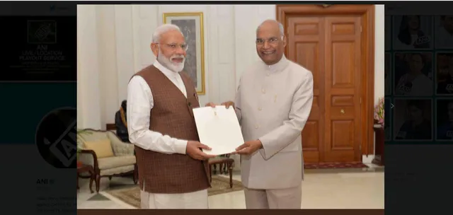 ଏନ୍‌ଡିଏ ସଂସଦୀୟ ଦଳ ବୈଠକ: ମୋଦୀ ନେତା ନିର୍ବାଚିତ