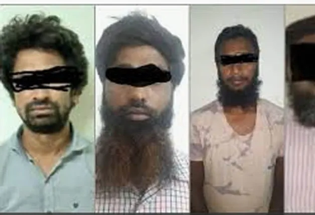 ୪ ସନ୍ଦିଗ୍ଧ ଆଇଏସ୍‌ ଆତଙ୍କବାଦୀ ଗିରଫ