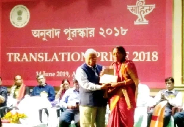 ‘ଶ୍ରୀମୟୀ ମା’ ଲାଗି ସାହିତ୍ୟ ଅକାଦେମି ଅନୁବାଦ ପୁରସ୍କାର ପାଇଲେ ଶ୍ରଦ୍ଧାଞ୍ଜଳି କାନୁନ୍‌ଗୋ