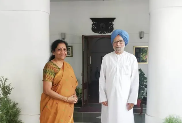 ବଜେଟ ଆଗତ ପୂର୍ବରୁ ମନମୋହନଙ୍କୁ ଭେଟିଲେ ନିର୍ମଳା ସୀତାରମଣ