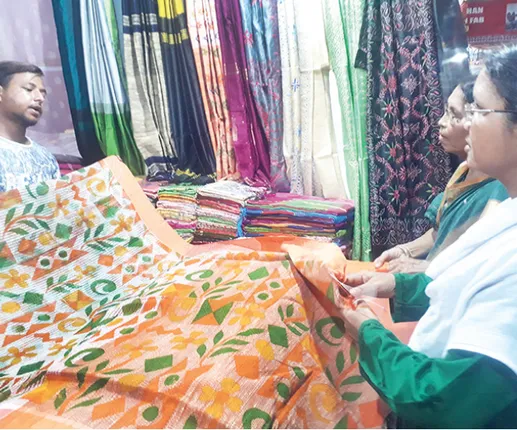 ପ୍ରଦର୍ଶନୀ ପଡ଼ିଆରେ ରାଜସ୍ଥାନ କଟନଫ୍ୟାବ୍‌