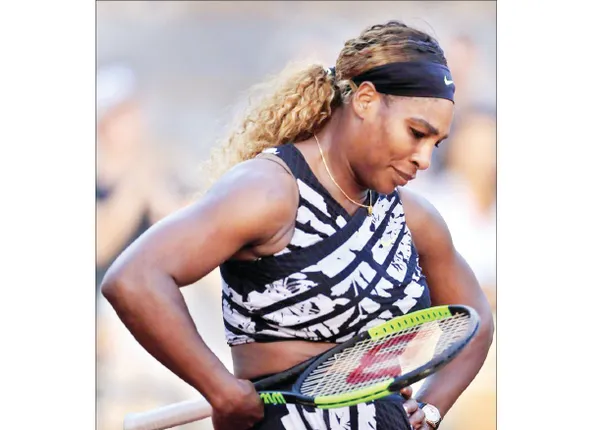 ସେରେନାଙ୍କ ୨୪ ଗ୍ରାଣ୍ଡ୍‌ ସ୍ଲାମ୍‌ ସ୍ବପ୍ନ ଧୂଳିସାତ୍‌