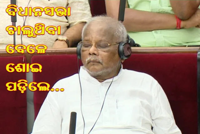 ଦିବଂଗତ ନେତା ଓ ସହିଦମାନଙ୍କ ପାଇଁ ଗୃହରେ ନିରବ ପ୍ରାର୍ଥନା ଚାଲିଥିଲା ବେଳେ ଶୋଇପଡ଼ିଲେ ବିଷ୍ଣୁ