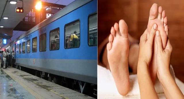 ଚଳନ୍ତା ଟ୍ରେନ୍‌ରେ ଯାତ୍ରୀଙ୍କୁ ଯୋଗାଇ ଦିଆଯିବ ମାଲିସ୍‌ ସେବା, ଜଣକ ଗୋଡ଼ ମାଲିସ୍‌ ପାଇଁ ୧୦୦ ଟଙ୍କା