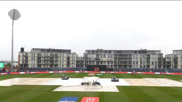 ବିଶ୍ୱକପ୍‌: ବର୍ଷା ଯୋଗୁଁ ପୁଣି ଅଟକିଲା ଭାରତ-ପାକିସ୍ତାନ ମ୍ୟାଚ୍‌, ପାକିସ୍ତାନ ସ୍କୋର ୧୬୬/୬