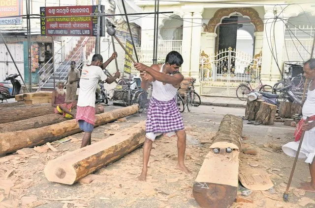 ରଥଖଳା ଚଳଚଞ୍ଚଳ : ଆଗେଇ ଚାଲିଛି ଦଣ୍ଡାହଣା କାମ