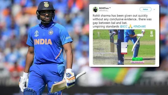 ରୋହିତ ଶର୍ମାଙ୍କ ଆଉଟ୍‌କୁ ନେଇ ଜୋର ଧରିଲା ଚର୍ଚ୍ଚା : ସୋସିଆଲ ମିଡ଼ିଆରେ ଥାର୍ଡ ଅମ୍ପାୟାରଙ୍କ ନିଷ୍ପତ୍ତିକୁ ଟାହିଟାପରା କଲେ ପ୍ରଂଶସକ