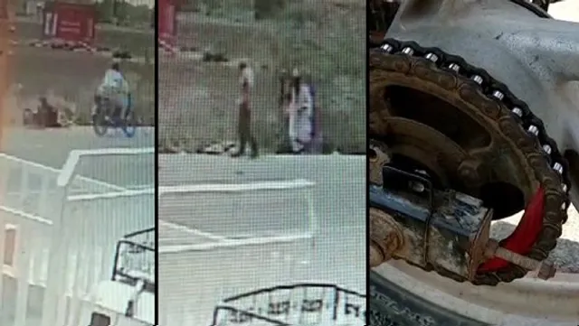 ବାଇକରେ ଫସିଲା ମହିଳାଙ୍କ ଶାଢ଼ି କାନି, ୧୦ସେକେଣ୍ଡରେ ହେଲା ମହିଳାଙ୍କ ମୃତ୍ୟୁ