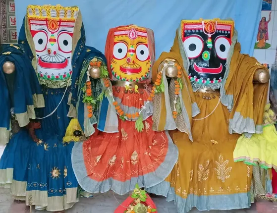 ଶ୍ରୀଜଗନ୍ନାଥଙ୍କ ନବଯୌବନ ବେଶ। (ଫଟୋ: ମନୋଜ, ବାଲେଶ୍ୱର)