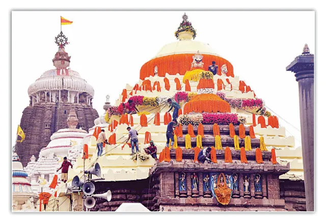 ଆଜି ଉଭାଯାତ୍ରା, ରଥ ଆଜ୍ଞାମାଳ ବିଜେ ଓ ସିଂହଦ୍ବାର ରଥ ଚକଡ଼ାକୁ ବିଜେ କରିବେ ତିନି ରଥ