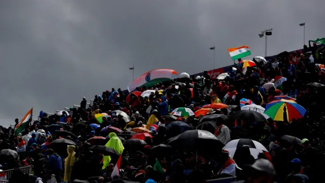 ଭାରତ-ନ୍ୟୁଜିଲାଣ୍ଡ୍‌ ସେମି ଫାଇନାଲ: ମଞ୍ଚେଷ୍ଟରରେ ଆକାଶ ମେଘାଚ୍ଛନ୍ନ, କିନ୍ତୁ ବର୍ଷା ହୋଇ ନାହିଁ